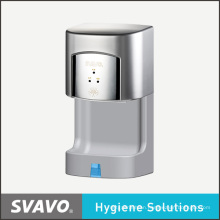 Washroom Hand Dryer in Silver & Chrome Color with Sink Base (V-182S)